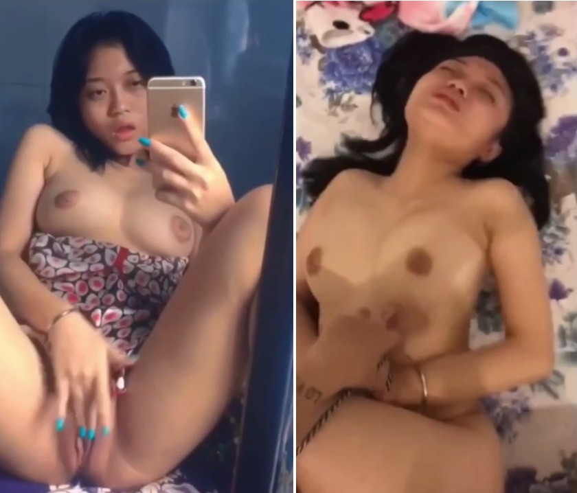 Chạm nhẹ bướm em đã ướt át nước tuôn